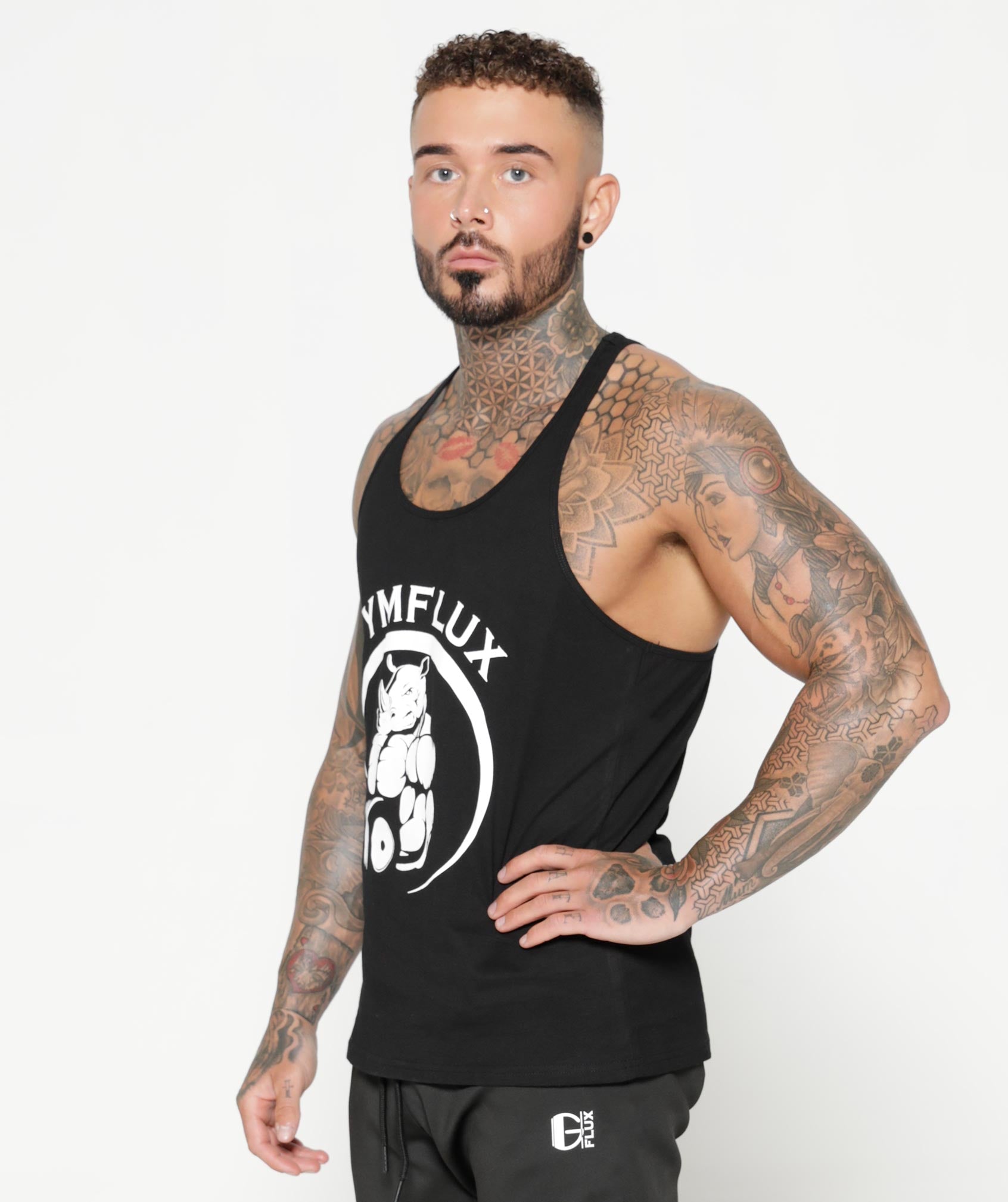 Rhino Muscle Vest | Black - Gymflux