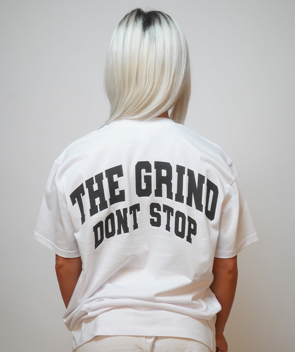 Grind Don’t Stop | White | Ladies