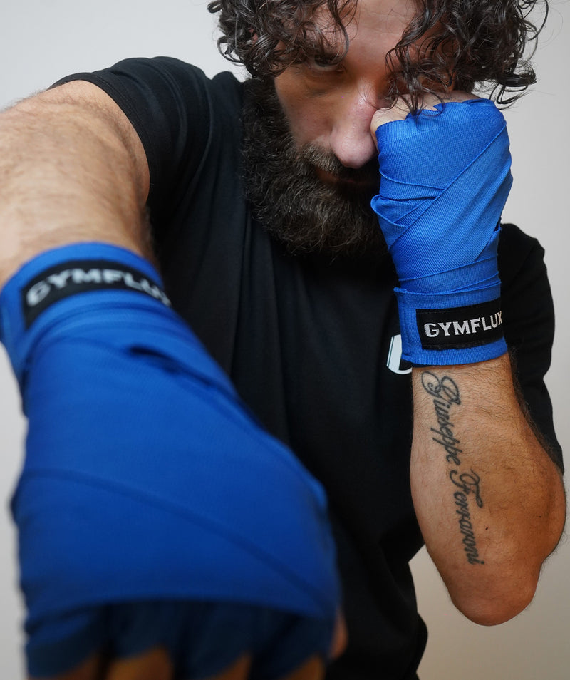 Gymflux 4.5M Hand Wraps | Blue