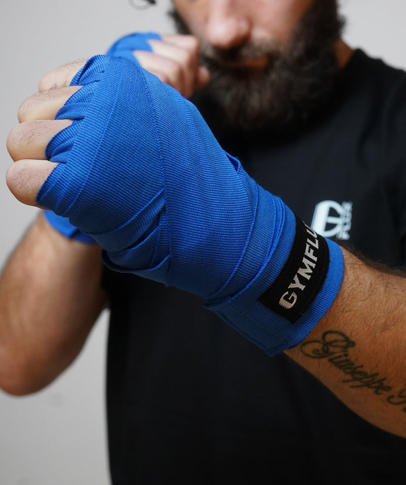 Gymflux 4.5M Hand Wraps | Blue