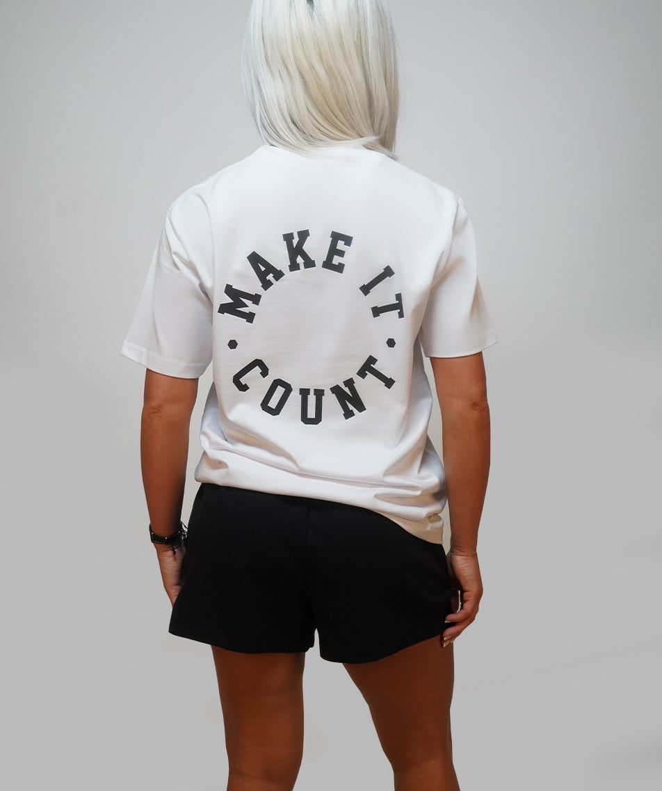 Make it Count | White | Ladies