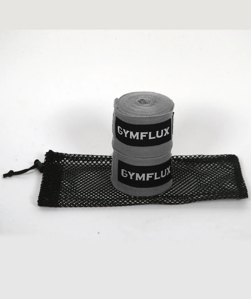 Gymflux 4.5M Hand Wraps | Grey