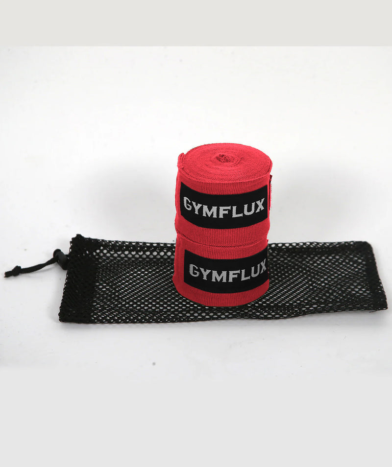 Gymflux 4.5M Hand Wraps | Red