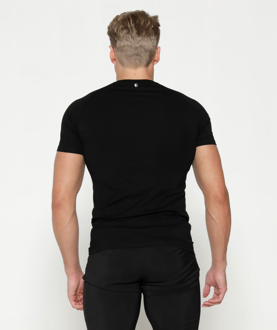Gymflux Formidable Stripe T-Shirt  Black – Gymflux Official Store