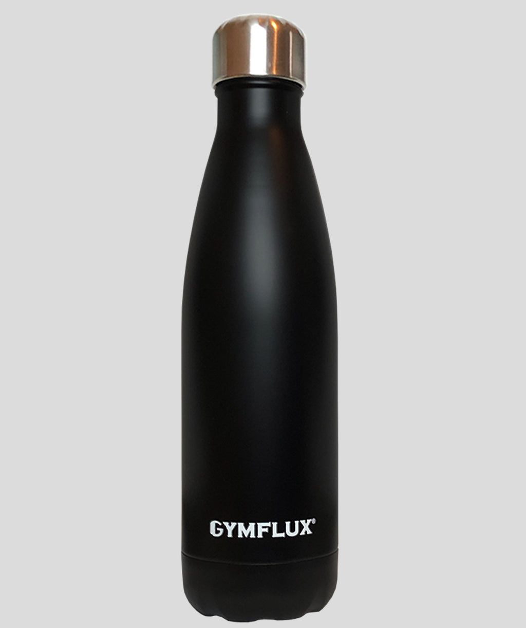 Gymflux - Insulated Water Bottle | Black - Gymflux