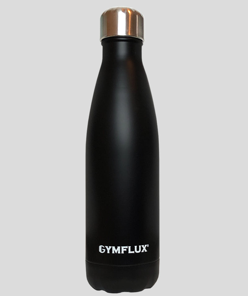 Gymflux - Insulated Water Bottle | Black - Gymflux