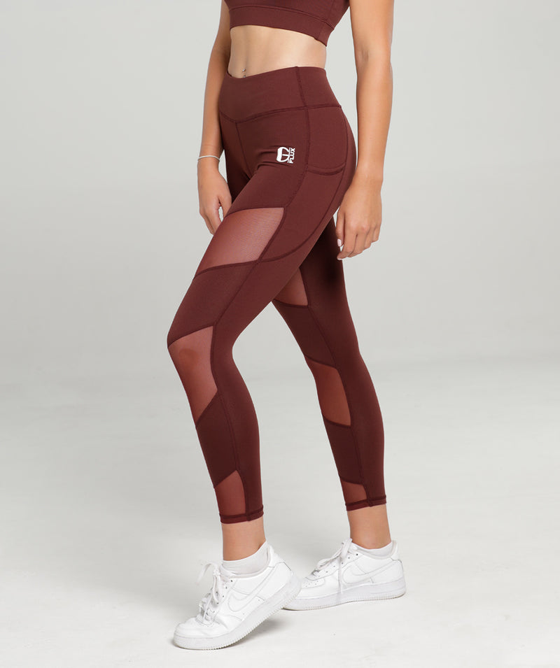 Comfort Relaxed Fit | Burgundy | Sports Bra