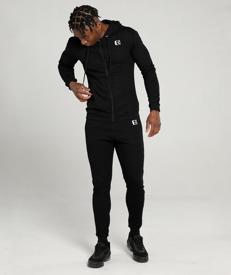 Lucid Trackie | Black - Gymflux Gym Clothes Gymshark Gym t shirt Gym Hoodie mens
